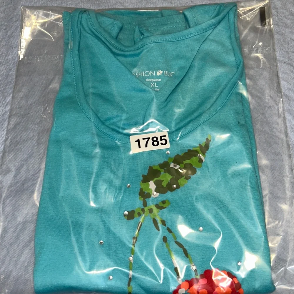 Fashion Bug XL Cherry Dot Sleepwear Cotton Polyester Tank Top (3/$25)